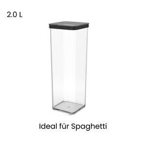 Bewaarpot met deksel, 2,0 l, ideaal voor spaghetti.