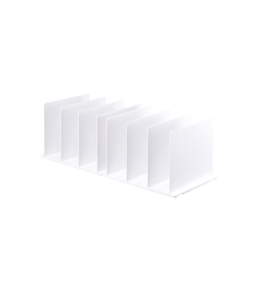 Op de foto zie je twee witte TOWER-tasorganizers van YAMAZAKI, naast elkaar op een witte achtergrond – perfect om dossiers of documenten ruimtebesparend te ordenen. De achtergrond is strak en minimalistisch.