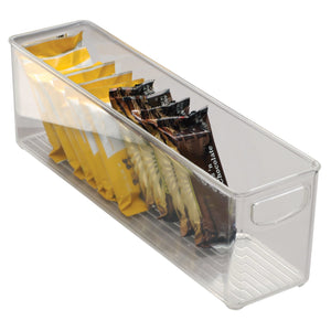 iDesign BINZ - Opbergbakken DOORZICHTIG - diverse maten, extra lang - BINS AND BOXES