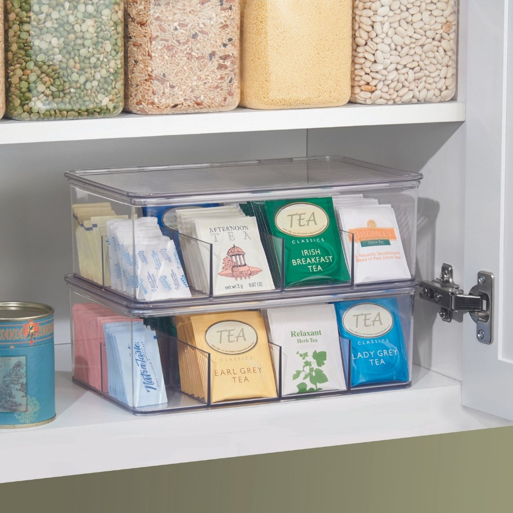 iDesign BINZ - Opbergdoos Tee TRANSPARANT - BINS AND BOXES