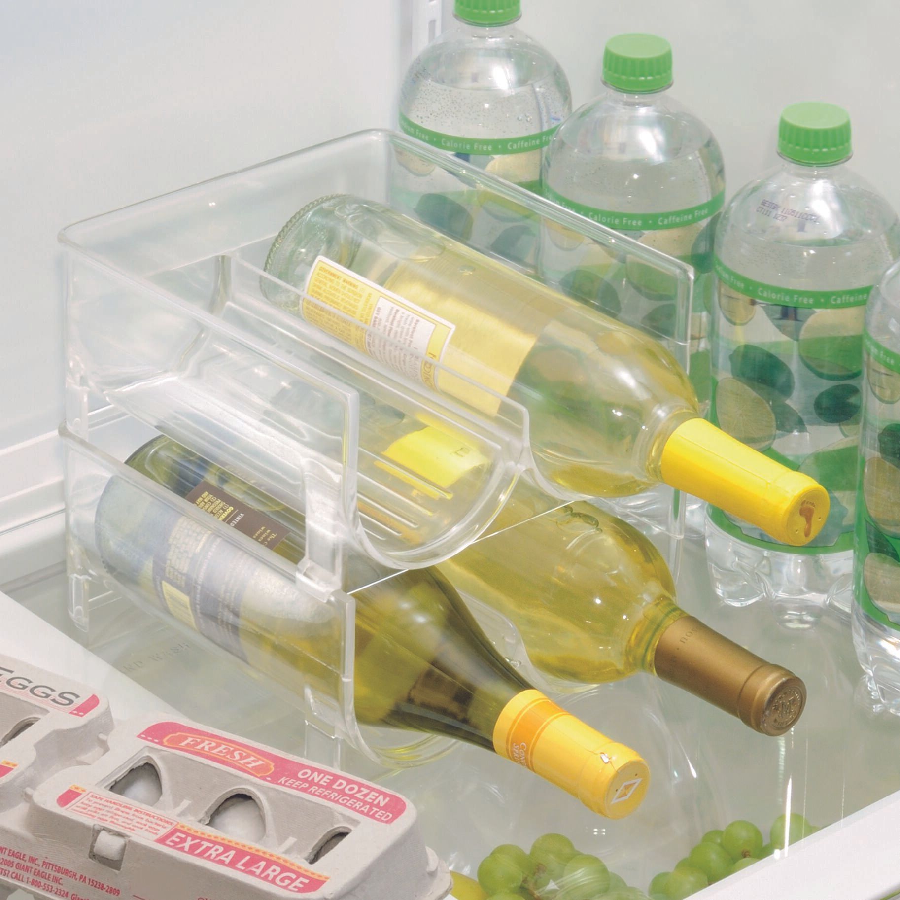 iDesign BINZ - Flessenhouder TRANSPARANT - BINS AND BOXES