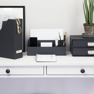 Bigso ELISA bureau-organizer - donkergrijs - BINS AND BOXES