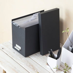 Bigso JOHAN hangmappenbox - donkergrijs - BINS AND BOXES