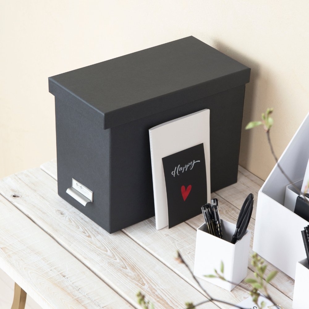 Bigso JOHAN hangmappenbox - donkergrijs - BINS AND BOXES