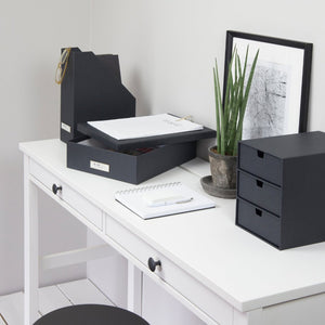 Bigso OSKAR opbergdoos A4 - donkergrijs - BINS AND BOXES