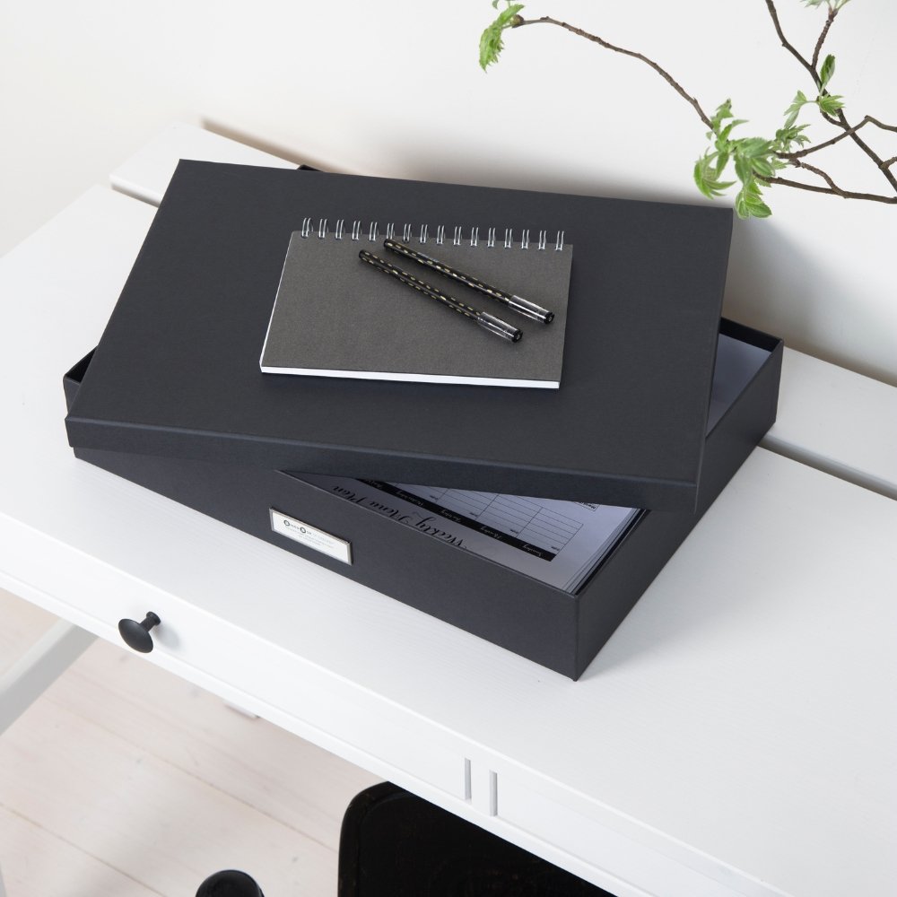 Bigso SVERKER opbergbox A3 - donkergrijs - BINS AND BOXES