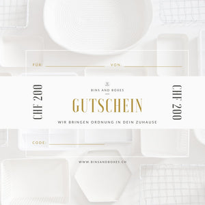 Cadeaubon - BINS AND BOXES