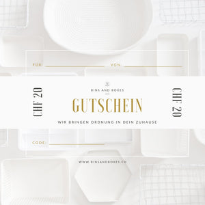 Cadeaubon - BINS AND BOXES