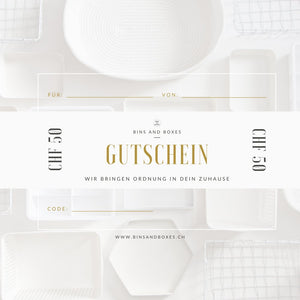 Cadeaubon - BINS AND BOXES