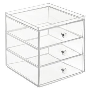 iDesign DRAWER - Ladekastje DOORZICHTIG 3 vakken - Groot - BINS AND BOXES