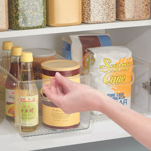 iDesign LINUS opbergbak DOORZICHTIG - 28,5 x 20,5 x 15 cm - BINS AND BOXES